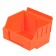 Slatwall Plastic Bins Orange