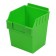 Storbox Cube Green Plastic Slatwall Bins