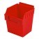 Storbox Cube Red Plastic Slatwall Bins