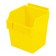 Storbox Cube Yellow Plastic Slatwall Bins