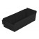 Shelfbox 300 Black Plastic Slatwall Bins