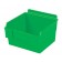 Shelfbox 100 Green Plastic Slatwall Bins
