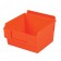 Shelfbox 100 Orange Plastic Slatwall Bins