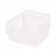 Shelfbox 100 White Plastic Slatwall Bins
