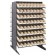 Plastic Storage Bin Sloped Shelving Pick Rack Ivory