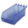 Pegboard Slatwall Plastic Bins - Transparent Blue