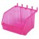 Hobibox Small Pegboard Slatwall Plastic Bins - Transparent Pink