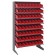 Single Sided Pick Rack with Bins - Red