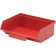 Red Plastic Stack and Lock Bins