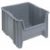 Plastic Stackable Storage Container Gray