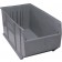 Pallet Rack Plastic Bins Gray