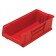 Plastic Storage Bins QUS952 Red