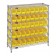 Plastic Storage Bin Wire Shelving Units Yellow