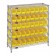 Plastic Storage Bin Wire Shelving Units Yellow