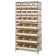Stackable Shelf Bin Wire Shelving Unit WR8-483485 Ivory