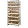 Stackable Shelf Bin Wire Shelving Unit WR8-483485 Ivory