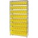 Yellow Plastic Storage Bin Wire Shelving Units