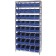 Blue Plastic Storage Bin Wire Shelving Units