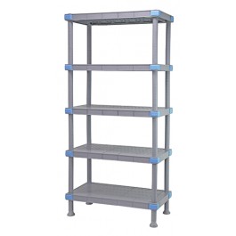 Millenia 74"H 5-Tier Solid Shelving Unit - QP74SS-5