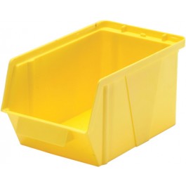 Yellow Plastic Storage Bins