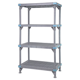 Millenia 50" 4-Tier Vented Shelving Unit - QP245450VS-4