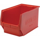 Plastic MAGNUM Stack Bins Red