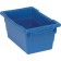 Plastic Cross Stack Tubs Blue