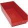 Red Plastic Storage Bins