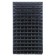 Wall Mount Panel with Plastic Bins - Black