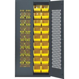 Plastic Storage Bin Security Cabinets