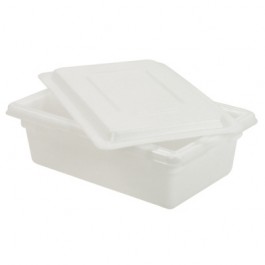 3-1/2-Gallon White Food Box