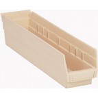 Plastic Shelf Bins QSB103 Ivory