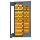 Plastic Storage Bin Security Cabinets