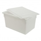 12-1/2-Gallon White Food Box