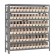 Plastic Storage Bin Steel Shelving Center - Ivory