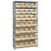 Plastic Storage Bin Steel Shelving System Ivory