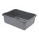 Gray Bus Tub with Ribbed Bottom