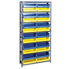 Plastic Storage Bin Steel Shelving Systems