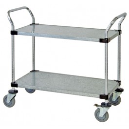 Solid Shelving Utility Carts