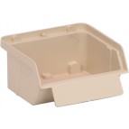 Stack and Lock Plastic Bins QCS10 Ivory