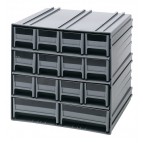 Interlocking Cabinet with Gray Drawers