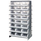 Double Sided Pick Rack with Clear Bins