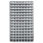 Clear Plastic Storage Bin Louvered Panel Systems