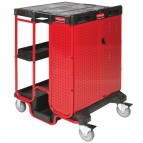 Ladder Cart with Cabinet
