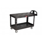 2-Shelf Utility Cart Flat Shelf