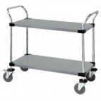 2-Shelf Stainless Steel Utility Cart