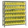 Garage Storage Bin Steel Shelving Center - Yellow