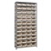 Ivory Plastic Shelf Bin Steel Shelving Unit