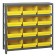 Yellow Plastic Storage Bin Steel Shelving Systems