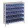 Plastic Storage Bin Wire Shelving Units Blue